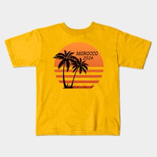 VISIT MOROCCO. MOROCCO SUNSET Kids T-Shirt